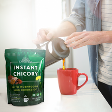 Load image into Gallery viewer, Mushroom & Dandelion Mix Chicory, Lion’s Mane, Cordyceps, Dandelion Vegan No Caffeine 14.1oz