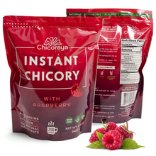 Load image into Gallery viewer, Chicoraya, Instant Chicory with Raspberry, Coffee Substitute, Caffeine Free14.1oz